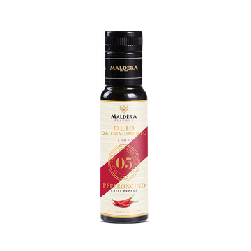 Olio da condimento aromatizzato al peperoncino